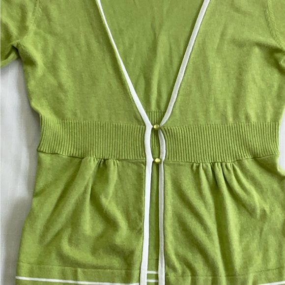 Vest, short sleeves, 81% cotton, lightweight, draped at the waist. - Picture 4 of 4